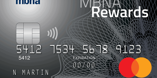 mbna rewards platinum